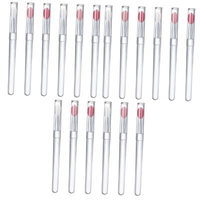balacoo 18pcs Silicone Eyeshadow Cosmetic Lipstick Brush Lip Applicator Lip Mask Applicator Reusable Gloss