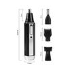 HAYNAH Ear and Nose Hair Trimmer, Men's USB Rechargeable Electric Nose Hair Trimmer Set, Waterproof Nose Hair Trimmer with LED Charging Indicator, Easy to Clean Easy Cleansing view 2