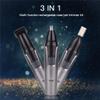 HAYNAH 3 in 1 Ear and Nose Hair Trimmer for Men and Women, Rechargeable Waterproof Eyebrow Hair Remove Facial Hair Trimmer, for Bathroom, Travel, Hotel Easy Cleansing view 3