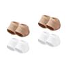 balacoo 4pairs Breathable Heel Socks Gel Moisturizing Socks for Cracked Heels Supple Covers view 1