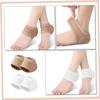 balacoo 4pairs Breathable Heel Socks Gel Moisturizing Socks for Cracked Heels Supple Covers view 4