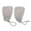 balacoo 2pairs Wax Therapy Gloves for Hand Care Moisturizing Mittens for Paraffin Wax Treatment Elastic Band Design for Comfort for and Beauty Salon Use Grey Color view 1