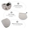 balacoo 2pairs Wax Therapy Gloves for Hand Care Moisturizing Mittens for Paraffin Wax Treatment Elastic Band Design for Comfort for and Beauty Salon Use Grey Color view 4