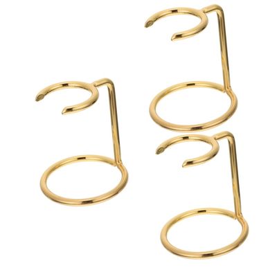 balacoo 3pcs Rack Organizer Metal Shaving Stand for Brush Storage Resistant Shave Brush Holder for Bathroom Decor Daily Shaving Needs
