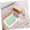 balacoo 6pcs Black Linen Soap Storage Bags with Foaming Net for Bath Exfoliating Saver Durable Shower Accessories view 2