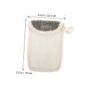 balacoo 6pcs Black Linen Soap Storage Bags with Foaming Net for Bath Exfoliating Saver Durable Shower Accessories view 4
