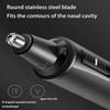 HAYNAH Portable Electric Eyebrow Trimmer, Lightweight Nose and Ear Hair Trimmer, Eyebrow Pencil Hair Remover with Child Lock Switch Settings & Lighting, for Business Travel Easy Cleansing view 3