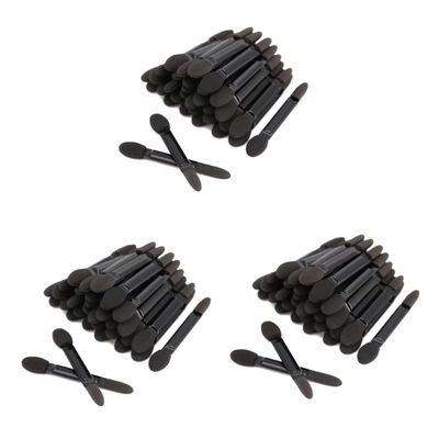 Balacoo 300 Pcs Eyebrow Applicator Brush Disposable Lip Make up Sponges for Face Eyeshadow Applicator Beauty Sponges Makeup Sponge Makeup Eyeshadow Brush Double Sided Miss Makeup Set, Size 1, Black