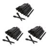 Balacoo 300 Pcs Eyebrow Applicator Brush Disposable Lip Make up Sponges for Face Eyeshadow Applicator Beauty Sponges Makeup Sponge Makeup Eyeshadow Brush Double Sided Miss Makeup Set, Size 1, Black view 1