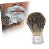 balacoo 3pcs Shaving Brush for Men Premium Blaireau Aluminum Handle Thick Dense Hair for Lathering Hairdressing Tool for Grooming and Beard Care view 3