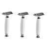 balacoo 3pcs Men's Razor Double-sided Manual Razor Blade Vintage Shaving Machine Modern Design Lightweight view 1