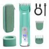 MRY Groin Trimmer for Men & Women - Ipx6 Waterproof USB Charging Trimmer with Light & Ceramic Blade for Pubic/Body/Groin Grooming/Face/Legs/Facial (Green Color) view 1