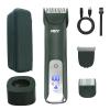 MRY Groin Trimmer for Men & Women - Ipx6 Waterproof, USB Charging, Ceramic Blade Electric Trimmer for Pubic/Body/Groin Grooming/Face/Legs/Facial (Ash Black Color) view 1