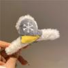 2023 Christmas Plush Hair Clip Cute Styling Grabbing Clip Ponytail Shark Clip Large Grabbing Clip Hair Accessory view 1