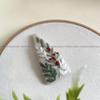 Embroidered Hairclip, Floral Hair Clip Hand Embroidery, Embroidery Snap Clip, Christmas Gift (#10) view 3