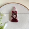 Embroidered Hairclip, Floral Hair Clip Hand Embroidery, Embroidery Snap Clip, Christmas Gift (#16) view 2