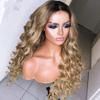 oulaer Ombre 1B27 Color Loose Wave Wig 13x6 HD Invisible Lace Front Wig Human Hair Brazilian Virgin Hair For Women 150% Density Body Wave Wig Pre Plucked Glueless Wig 22Inch view 2