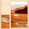UNbit Foot Tub Foot Bath Bucket Foot Bath Wooden Bucket Wooden Foot Basin Tub Bucket for Spa, Sauna, and Foot Soak - Relaxing Foot Bath Tub with Massage for Home Spa Experience WEWYQSJXBXF-31119 view 2
