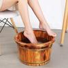 Foot Tub Foot Bath Bucket foot bath wooden bucket Wooden Foot Tub - Luxurious Foot Basin for Spa, Sauna, and Massage - Ideal Foot Bath Bucket for Soothing Soaks and Ultimate Foot Care at Home WEWYQSJX view 3