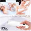 Bikini Trimmer for Women Electric Razor: R-Angle Design No Nicks and Irritation, Waterproof Body Shaver Groomer Kit for Women Pubic Hair, Best Lady Hair Remover for Legs and Armpits Area (White) view 4