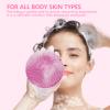 2 in 1 Silicone Brush, BEAUTAIL Body Shower Scrubber and Scalp Hair Massager Shampoo Brush, Deeply Cleanse Skin, Dandruff Removal and Hair Growth, Gentle for Women Men Sensitive Skin, 1 Pack (Lilac) view 3