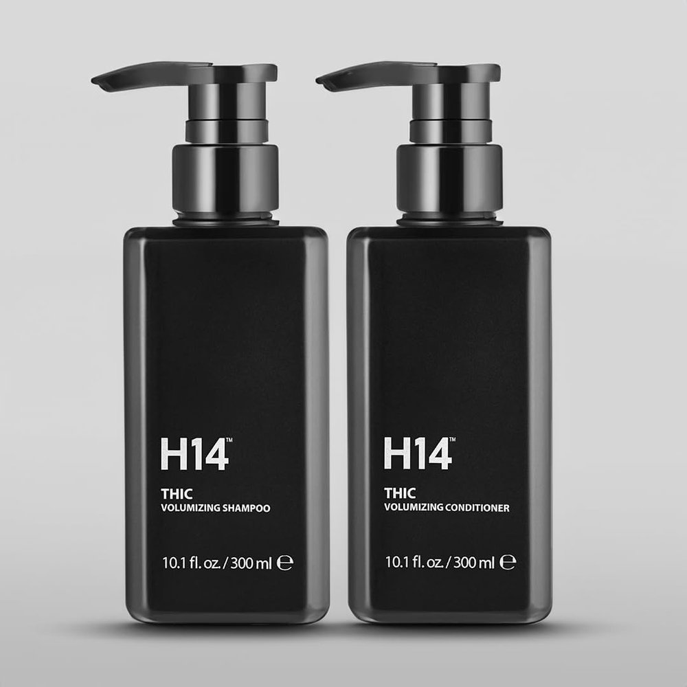 H14 | THIC Volumizing Shampoo and Conditioner Set | 10.1 fl oz / 300 ml Each | Boost Volume & Body | For Fine, Flat, or Thinning Hair