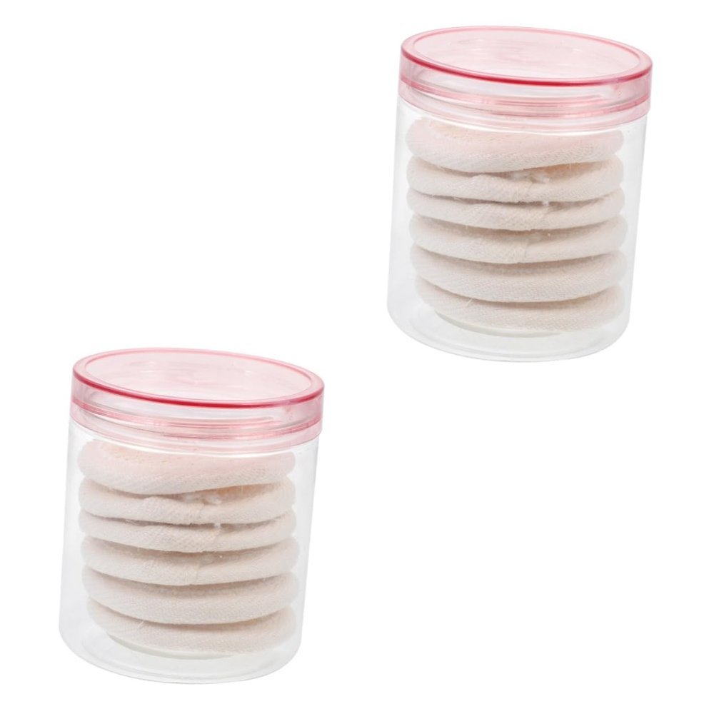 balacoo 2pcs Exfoliating Face Scrubber Pads Makeup Remover Gentle for Sensitive Skin Reusable Facial Cleaning Pads
