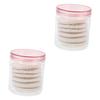 balacoo 2pcs Exfoliating Face Scrubber Pads Makeup Remover Gentle for Sensitive Skin Reusable Facial Cleaning Pads view 1