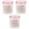 balacoo 3pcs Comfortable Loofah Makeup Removal Pads for Exfoliating Suitable for All Skin Types Face Cleaner Moisturizing Travel-friendly Design view 1