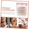 balacoo 3pcs Comfortable Loofah Makeup Removal Pads for Exfoliating Suitable for All Skin Types Face Cleaner Moisturizing Travel-friendly Design view 4