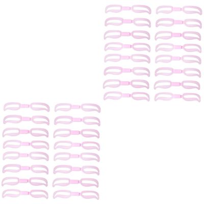 balacoo 10sets Eyebrow Assistant Suit Eyebrow Cards for Women Reusable Makeup Accessories for Precise Grooming and Natural Brow Styling