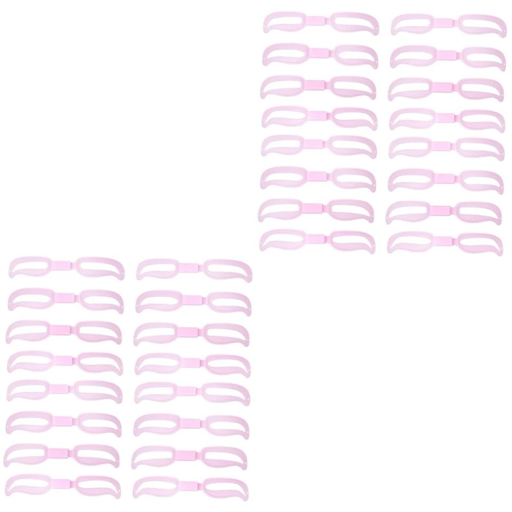 balacoo 10sets Eyebrow Assistant Suit Eyebrow Cards for Women Reusable Makeup Accessories for Precise Grooming and Natural Brow Styling