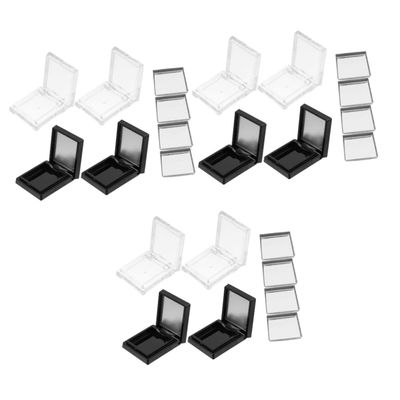 balacoo 3sets Portable Eyeshadow Storage Case Makeup Organizer Removable Lipstick Tray for and Display of Colors