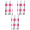 balacoo 18pcs Dual Sided Cuticle Pusher Nail Tools for Fingernail and Toenail Care Comfortable Grip for Home and Salon Use view 1
