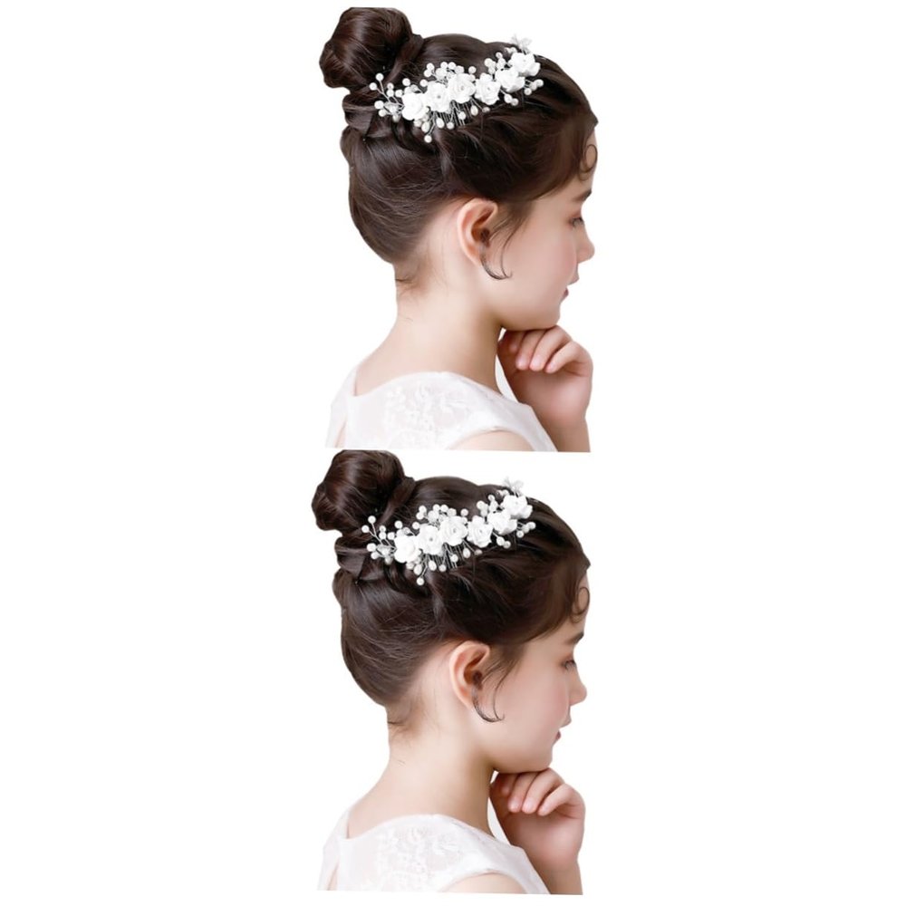 balacoo 2pcs Bridal Hair Comb and Crystal Accents Elegant Wedding Headdress for Brides for Weddings Engagements Anniversaries and Special Occasions