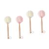 balacoo 4pcs Handle Bath Brush Shower Scrubbers for Deep Cleaning Exfoliating Skin for Comfortable Bathing view 1