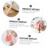 balacoo 4pcs Handle Bath Brush Shower Scrubbers for Deep Cleaning Exfoliating Skin for Comfortable Bathing view 3