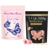Auperwel Wax Beads for Hair Removal, 1.1LB Painless Salon Hard Wax Beans for Bikini, Eyebrow Facial, At Home Pearl Waxing Beads for Sensitive Skin with 20 Spatulas for Women Men(Rose) view 1