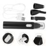 balacoo 1set Professional Electric Nose Hair Trimmer Eyebrow Remover Safe Painless Facial Hair Clipper for Men and Women Compact Design for Easy Portability Black view 2