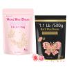 Auperwel Wax Beads for Hair Removal, 1.1LB Painless Salon Hard Wax Beans for Bikini, Eyebrow Facial, At Home Pearl Waxing Beads for Sensitive Skin with 20 Spatulas for Women Men(Rose) view 1