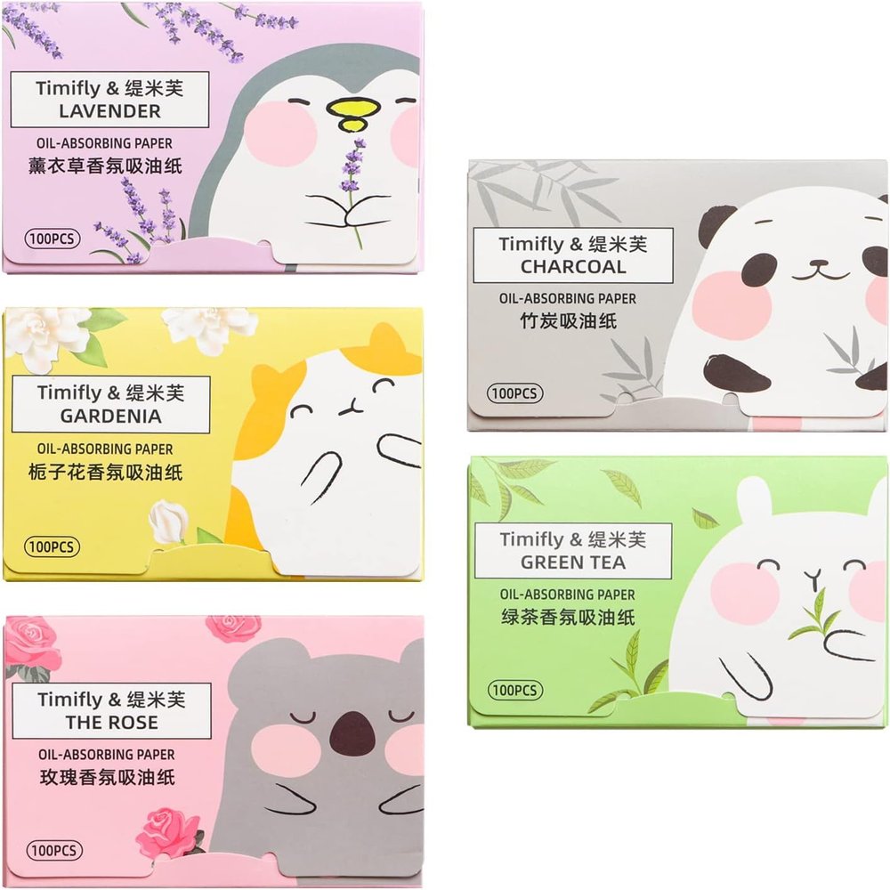 Ruibow Oil Blotting Sheets for Face Soft Oil Control Film Unisex Blotting Papers for Face Remove Excess Shine Oil Absorbing Sheets for Face Oil Blotting Sheets for Oily Skin Care (500 Sheets)