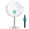 Auxmir 20X Magnifying Makeup Mirror, Double Sided 1X/20X Magnifying Mirror, Tabletop Magnified Vanity Mirror with Magnification, 360 Rotation, Stand for Dressing Table, Bathroom, Bedroom view 1