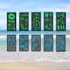 10 sheets of luminous temporary tattoos for nightclubs music festivals family gathering view 1