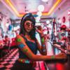 10 sheets of luminous temporary tattoos for nightclubs music festivals family gathering view 2