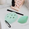 Beaupretty Silicone Makeup Puff Storage Case Compact Travel Powder Puff Holder and Lightweight Design for Makeup Sponges and Accessories view 2