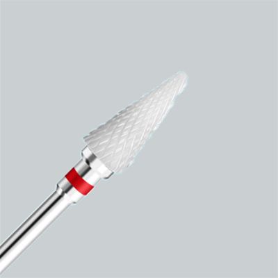 ADAGA Ceramic Milling Cutter for Manicure Nail Drill Bits Electric Nail File Grinding Bits Mill Cutter Burr Nail Art Accessories (Color : SX-F-1pcs)