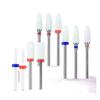 ADAGA Ceramic Milling Cutter for Manicure Nail Drill Bits Electric Nail File Grinding Bits Mill Cutter Burr Nail Art Accessories (Color : SX-F-1pcs) view 2