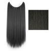 22'' 26'' Long Straight Blonde Synthetic Halo Hair Extensions Fish Line Invisible Hairpiece Extension view 1