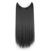 22'' 26'' Long Straight Blonde Synthetic Halo Hair Extensions Fish Line Invisible Hairpiece Extension view 4