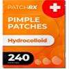 PatchRx Pimple Patches for Face (240 Patches), Hydrocolloid Acne Patches, Pimple Patch Pimple Stickers, Hydrocolloid Patch Acne Dots Acne Pimple Patches For Face, Zit Patches, Acne Spot view 1
